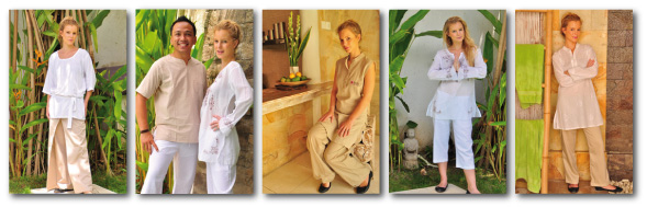 Uniformes hotesse et therapiste Uniforme accueil SPA