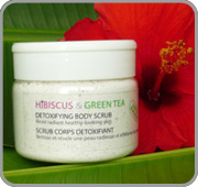 Detoxifying face mask Detifying face mask with hibiscus and green tea
