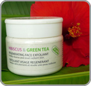 Detoxifying face mask Detifying face mask with hibiscus and green tea